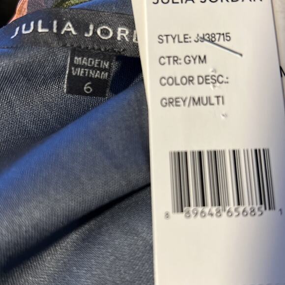 Julia Jordan Sweetheart Floral Puff Sleeve Fit & Flare Dress Size 6 NWT $119 - Picture 12 of 13